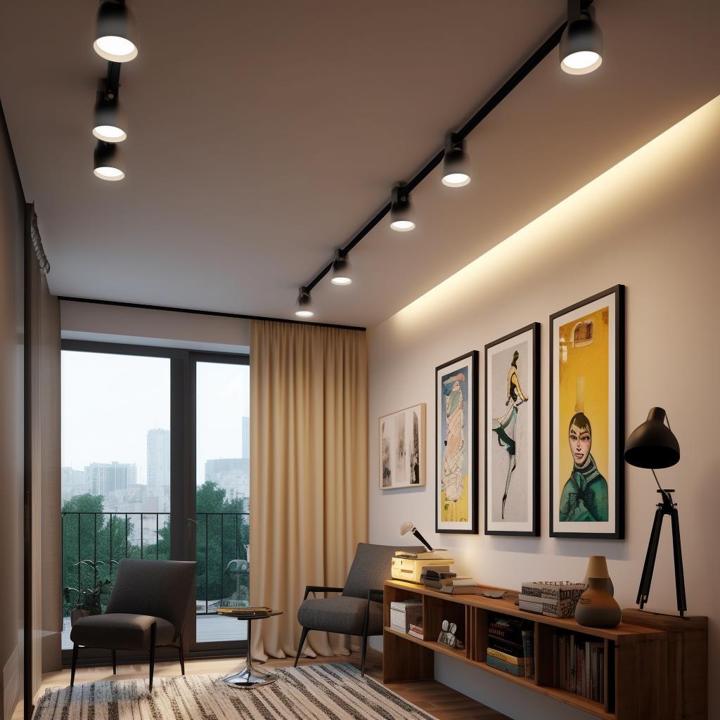 5 преимуществ установки трековых светильников на потолок как сделать интерьер более функциональным и стильным