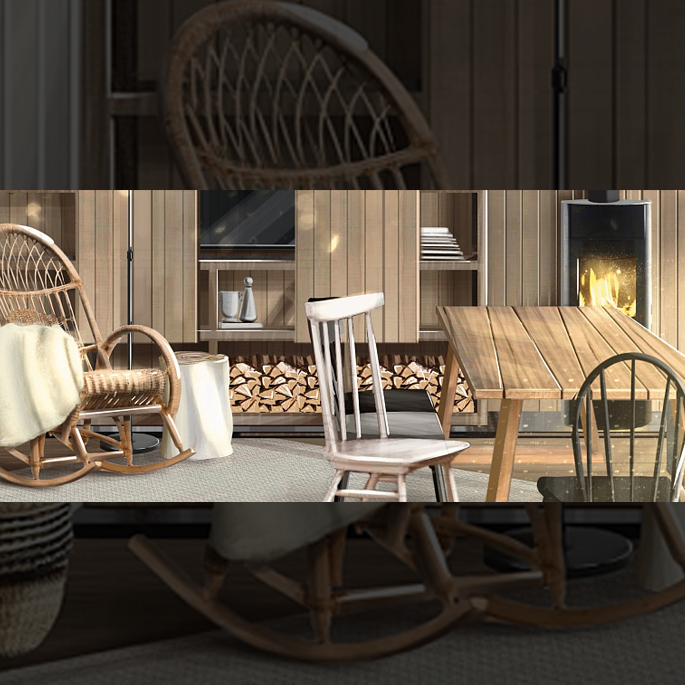 Кухня-гостиная в стиле фармхаус и торшер ARTE Lamp - в новом выпуске Дачный ответ на НТВ в 1150 5 марта