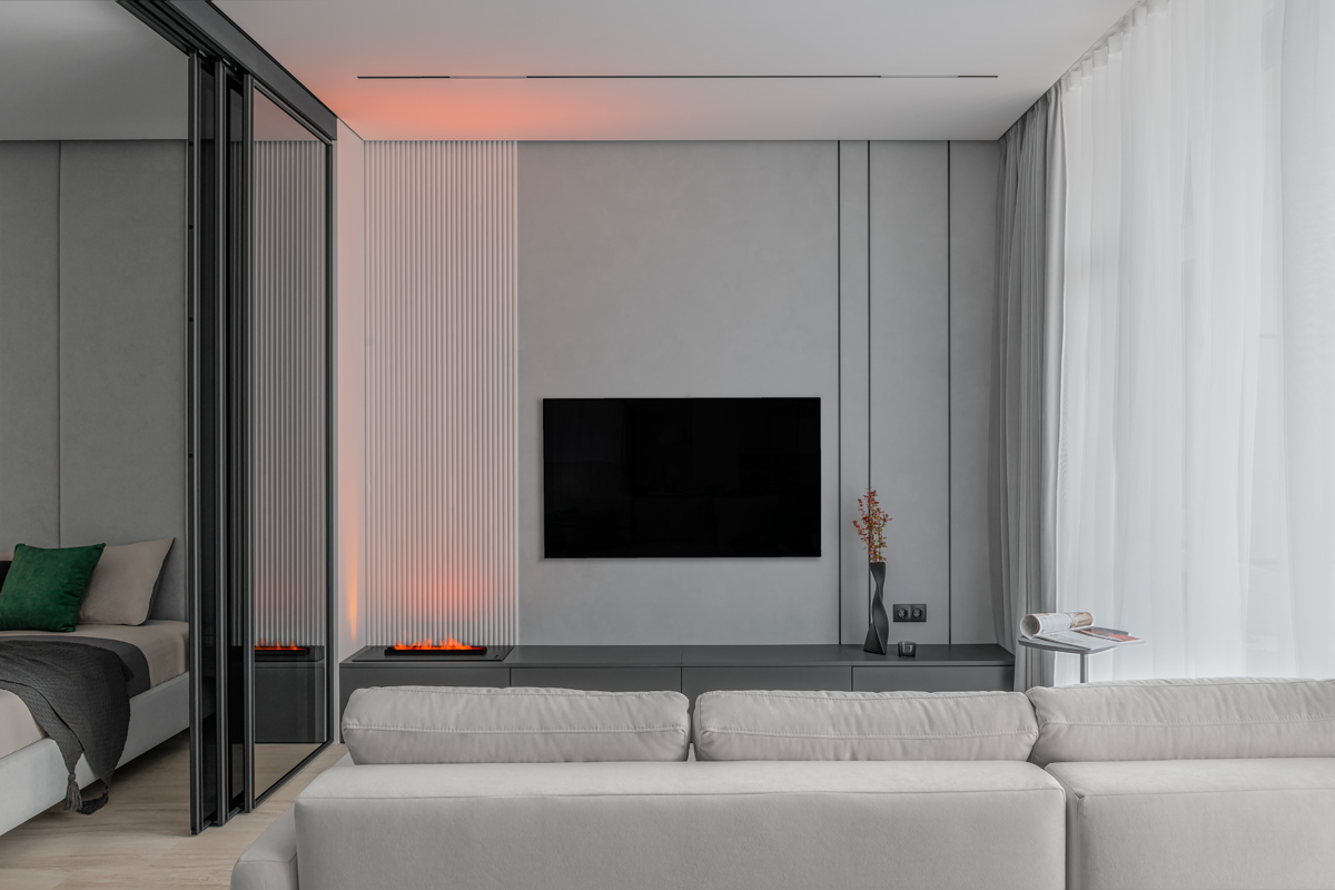Картинка проекта Магнитно-трековая система LINEA от ARTE Lamp в проекте Cherevatenko interior design, «ЖК Пушкин», Ростов-на-Дону