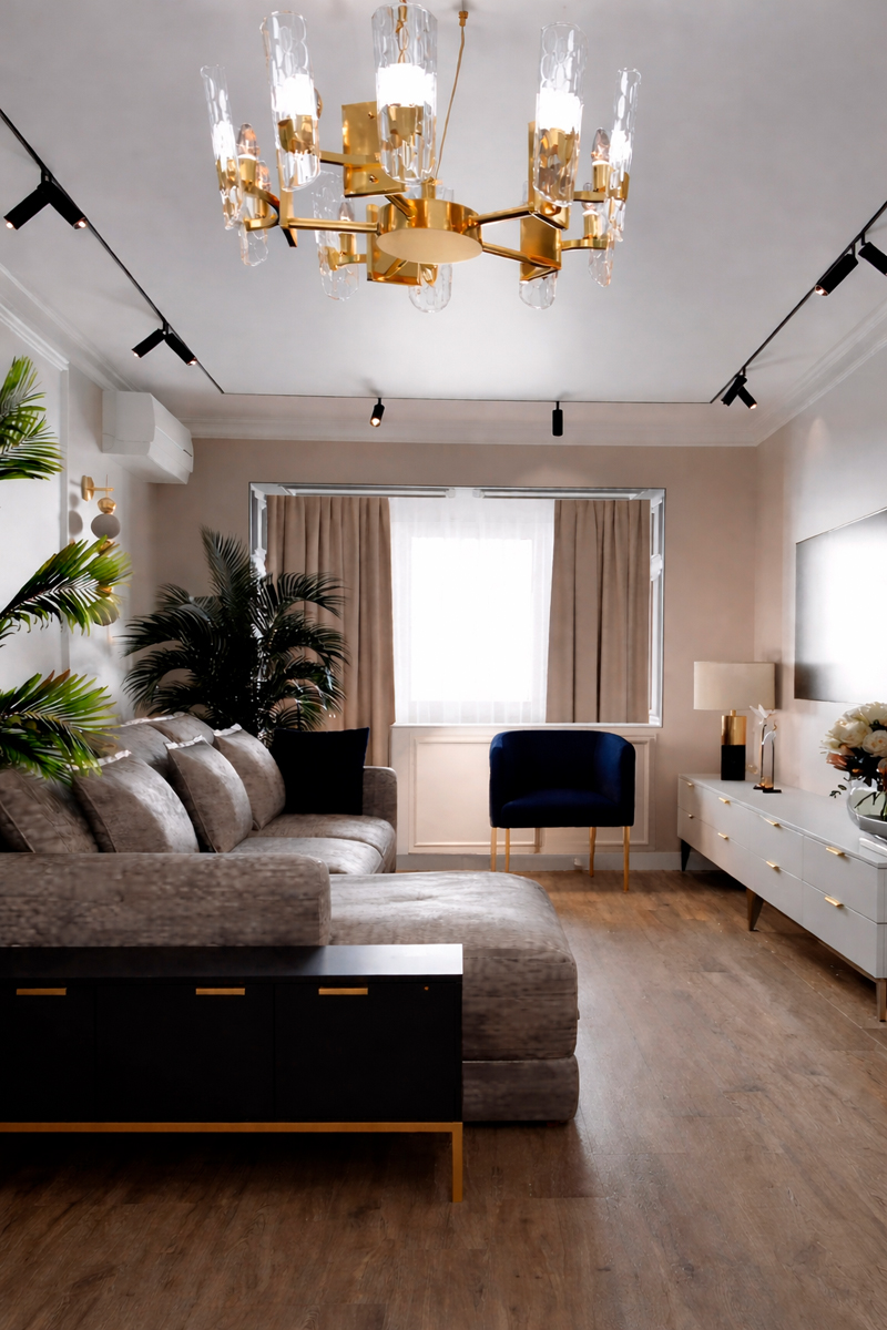 Картинка проекта Магнитная трековая система LINEA от ARTE Lamp в проекте студии дизайна «Малина», Хабаровск