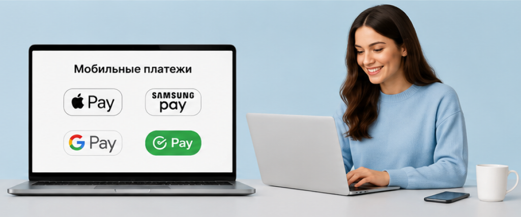 Оплата с помощью мобильных платежей