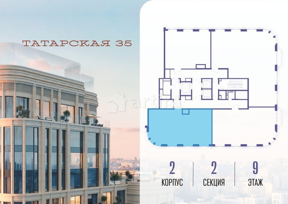 3-комн. квартира, 108.1 м2, 9/19 эт. Москва - изображение 8