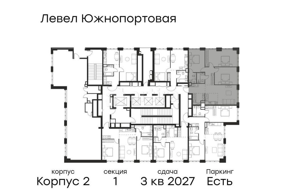 4-комн. квартира, 89.2 м2, 2/47 эт. Москва - изображение 3