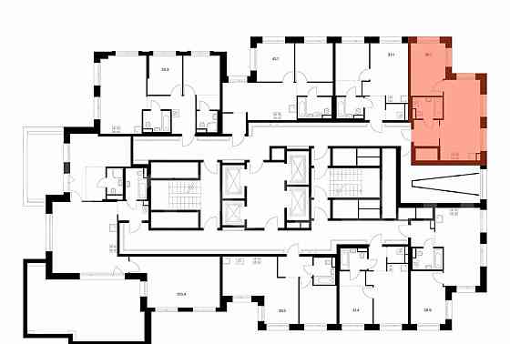 1-комн. квартира, 38.7 м2, 25/29 эт. Москва