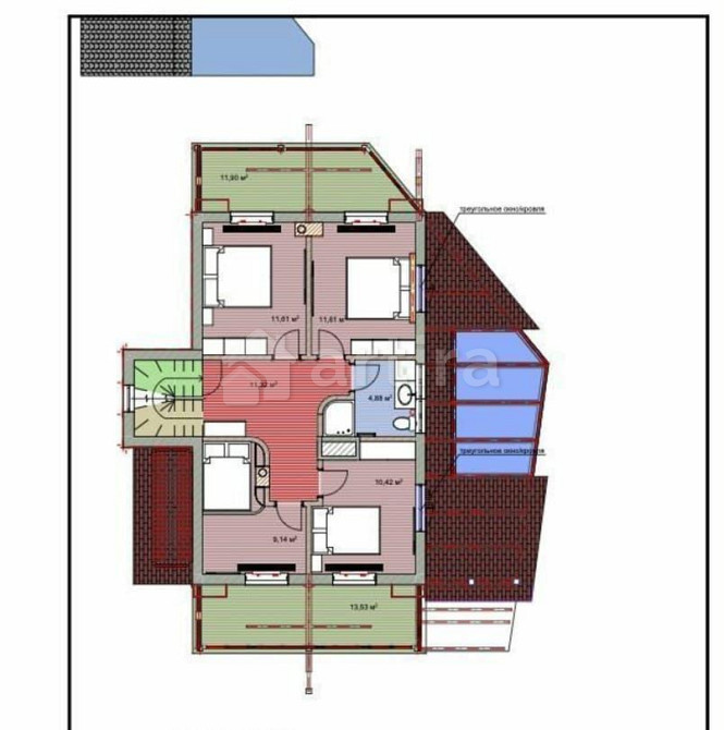 Дом, 170 м2, 10 соток, 3 эт. Красноярск - изображение 2