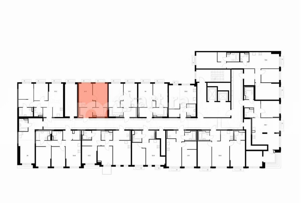 1-комн. квартира, 32.9 м2, 11/13 эт. Зеленоград - изображение 2