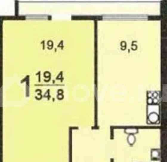 1-комн. квартира, 34.8 м2, 10/14 эт. Москва