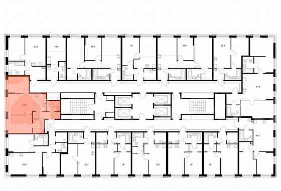 2-комн. квартира, 51.8 м2, 29/30 эт. Москва