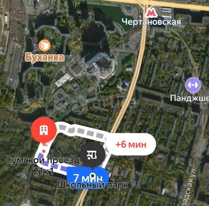 Комната, 46 м2, 10/14 эт. Москва - изображение 3