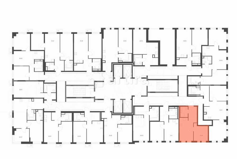 1-комн. квартира, 31.4 м2, 19/32 эт. Москва - изображение 2