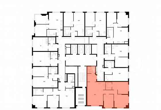 3-комн. квартира, 84.6 м2, 2/12 эт. Москва