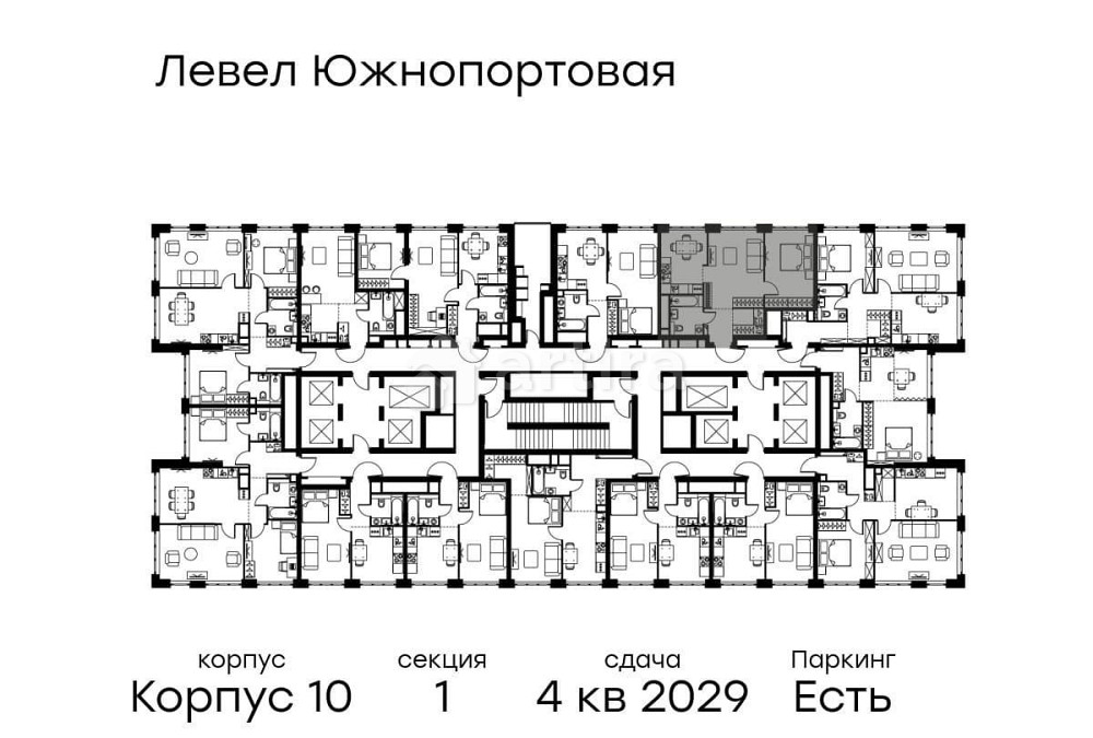 2-комн. квартира, 50.9 м2, 25/68 эт. Москва - изображение 9
