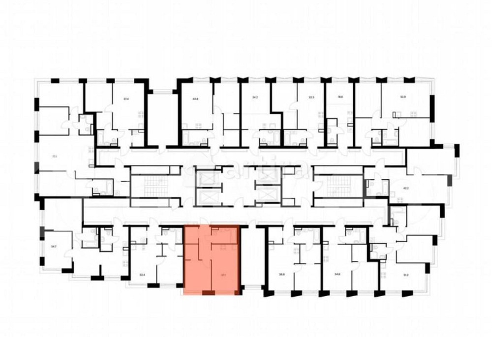 1-комн. квартира, 37.1 м2, 19/28 эт. Зеленоград - изображение 2