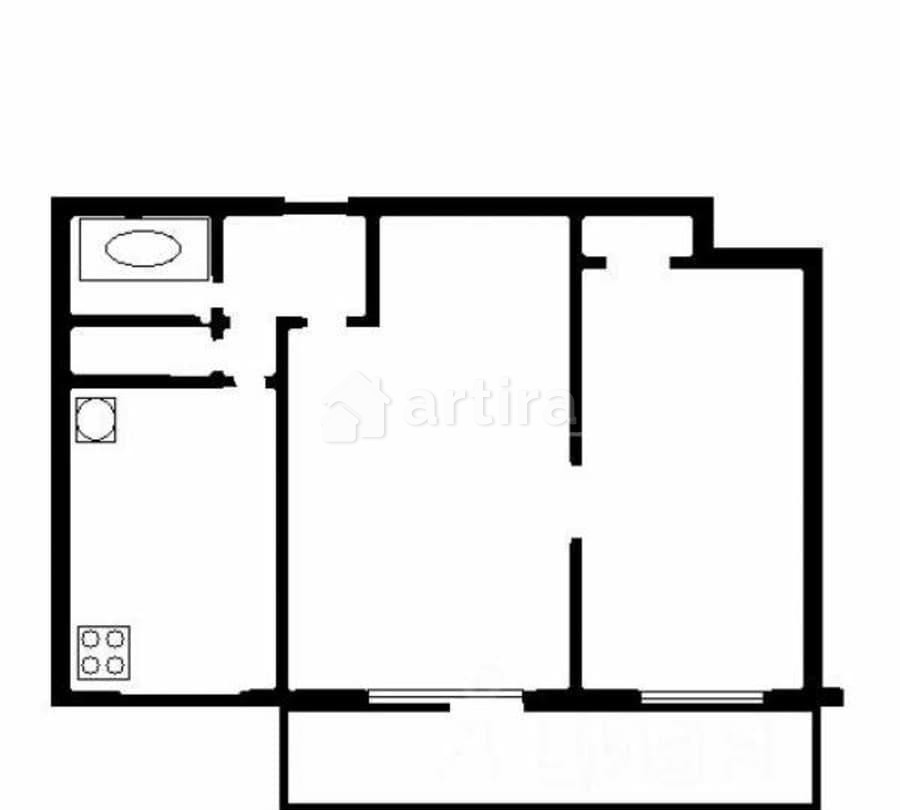 2-комн. квартира, 47.8 м2, 3/14 эт. Москва - изображение 1