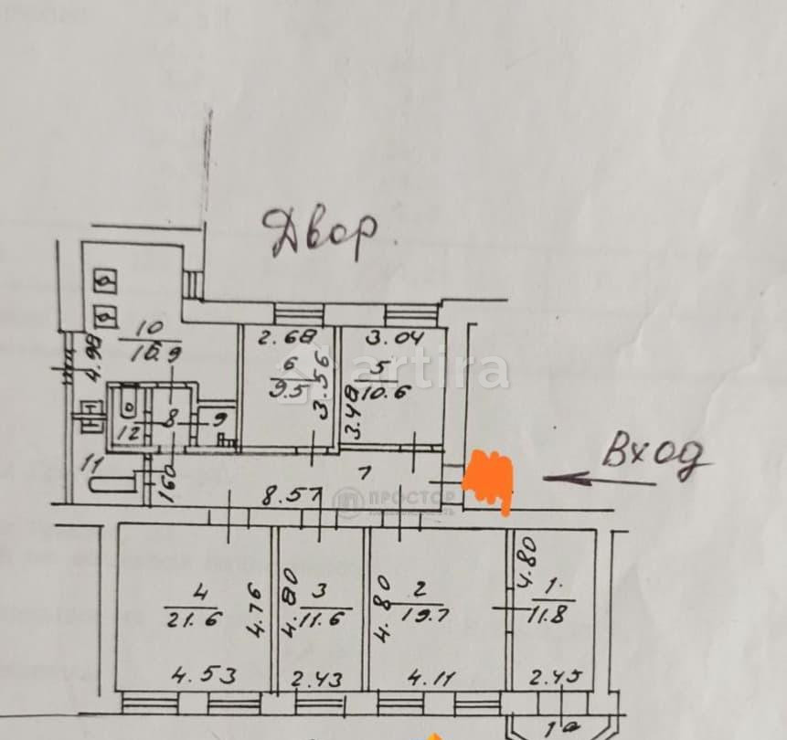 Комната, 31.5 м2, 5/6 эт. Москва - изображение 4