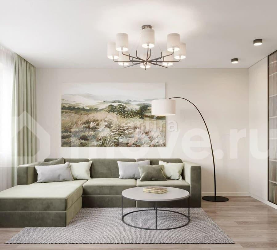 2-комн. квартира, 55.9 м2, 4/12 эт. Москва - изображение 1