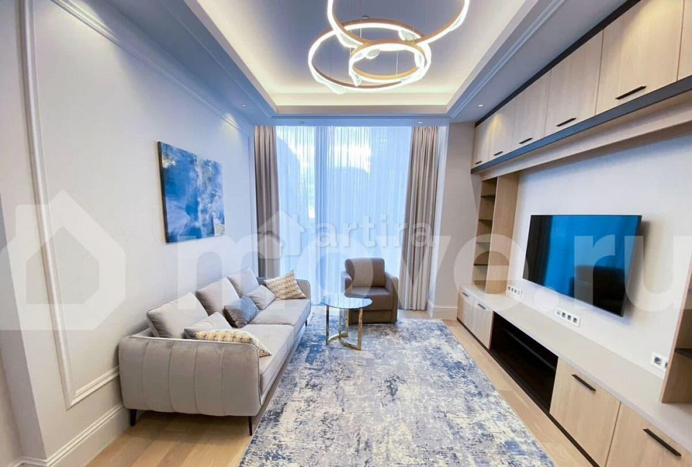 3-комн. апарт-ы, 88 м2, 45/78 эт. Москва - изображение 1