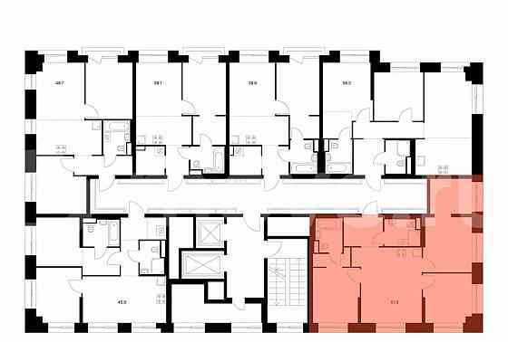 3-комн. квартира, 67.3 м2, 19/19 эт. Москва