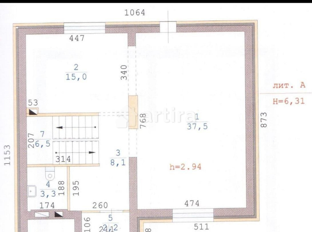Коттедж, 191 м2, 15 соток, 3 эт. Белоярский - изображение 7