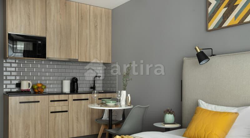 1-комн. апарт-ы, 27 м2, 6/8 эт. Санкт-Петербург - изображение 4