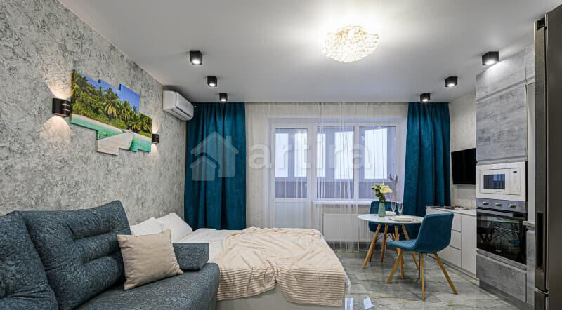 Студия, 27 м2, 7/19 эт. Новосибирск - изображение 15