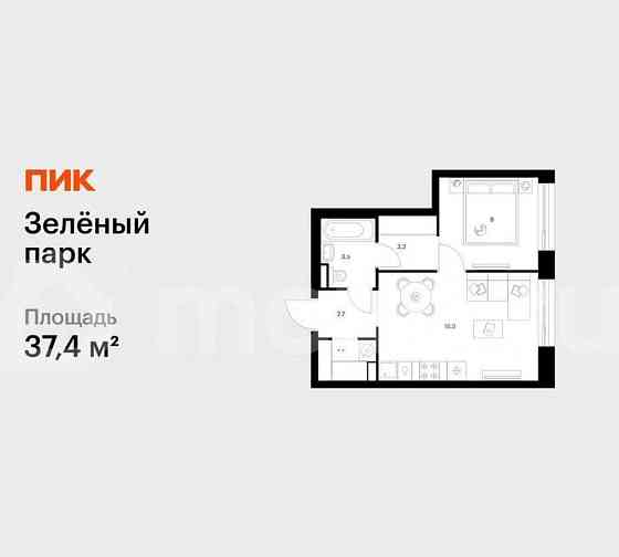 1-комн. квартира, 37.4 м2, 15/28 эт. Зеленоград