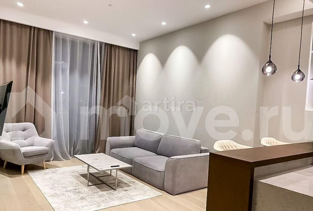 2-комн. апарт-ы, 60 м2, 31/78 эт. Москва - изображение 1