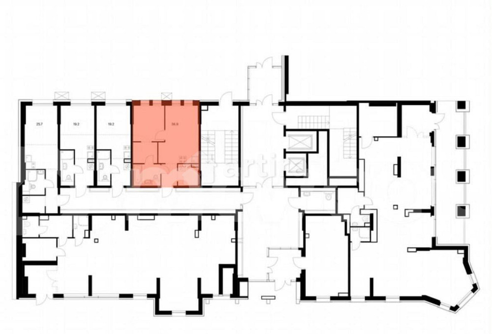 1-комн. квартира, 36.9 м2, 1/17 эт. Москва - изображение 3