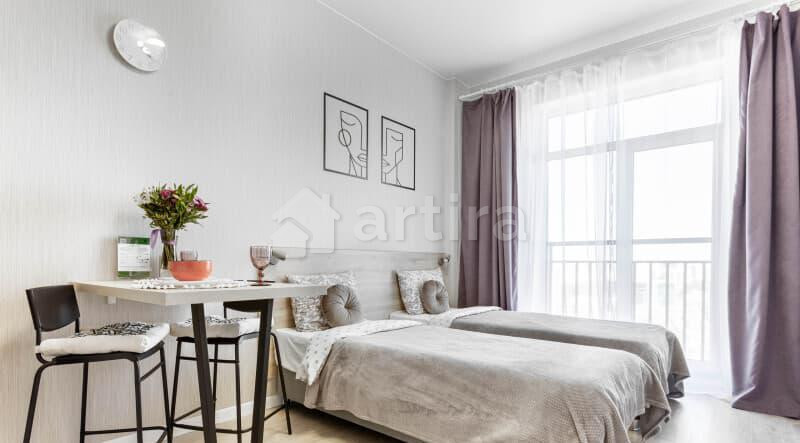 1-комн. апарт-ы, 27 м2, 20/22 эт. Санкт-Петербург - изображение 17