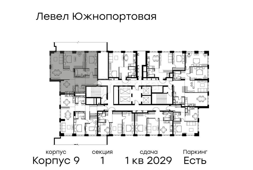 3-комн. квартира, 101 м2, 4/49 эт. Москва - изображение 3