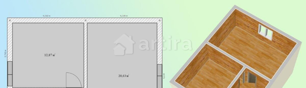 Дом, 73.5 м2, 5 соток, 2 эт. Волосово - изображение 2