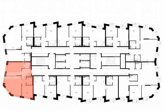 2-комн. квартира, 62.4 м2, 20/22 эт. Москва