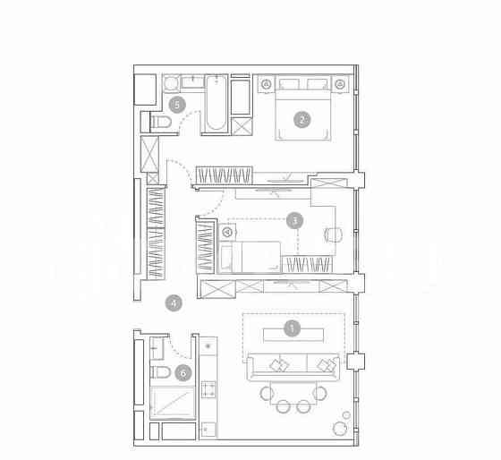 3-комн. квартира, 74.9 м2, 17/19 эт. Москва