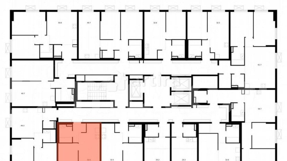 1-комн. квартира, 32.5 м2, 18/24 эт. Москва - изображение 3