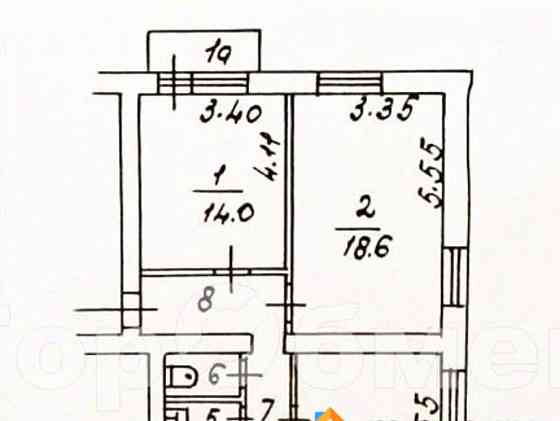 Комната, 19 м2, 2/5 эт. Москва