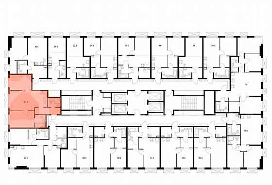 2-комн. квартира, 54.2 м2, 13/30 эт. Москва