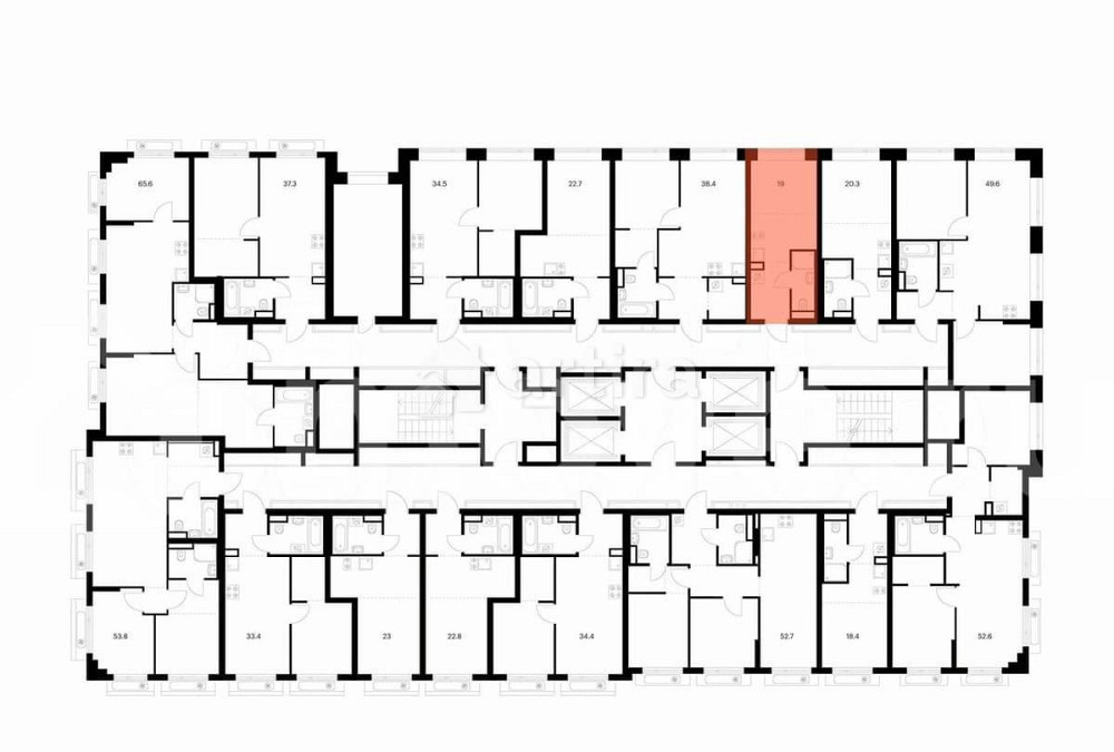 Студия, 19 м2, 27/27 эт. Москва - изображение 2