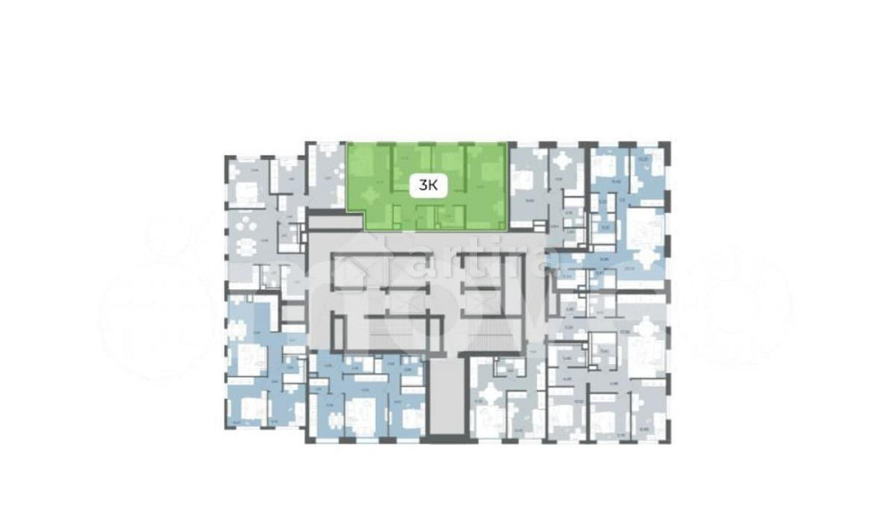 3-комн. квартира, 74 м2, 37/52 эт. Москва - изображение 7
