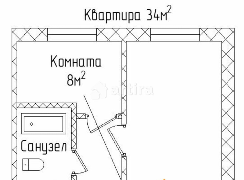 Комната, 8 м2, 3/5 эт. Новосибирск - изображение 7