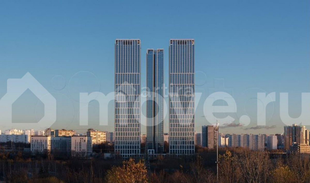 3-комн. квартира, 133.9 м2, 46/52 эт. Москва - изображение 1