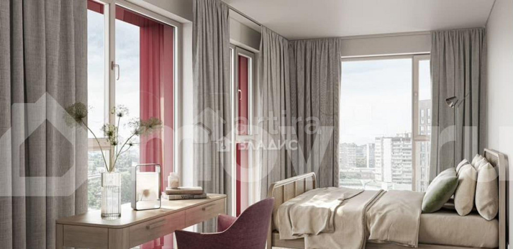 2-комн. квартира, 53 м2, 19/26 эт. Москва - изображение 5