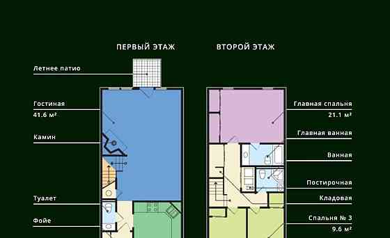 Дом, 140 м2, 2 сотки, 2 эт. Красногорск