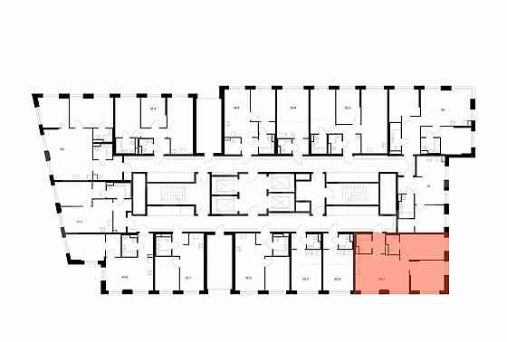 2-комн. квартира, 59.3 м2, 30/43 эт. Москва