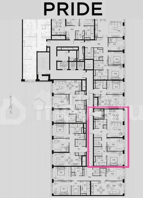 3-комн. квартира, 92 м2, 8/9 эт. Москва - изображение 4