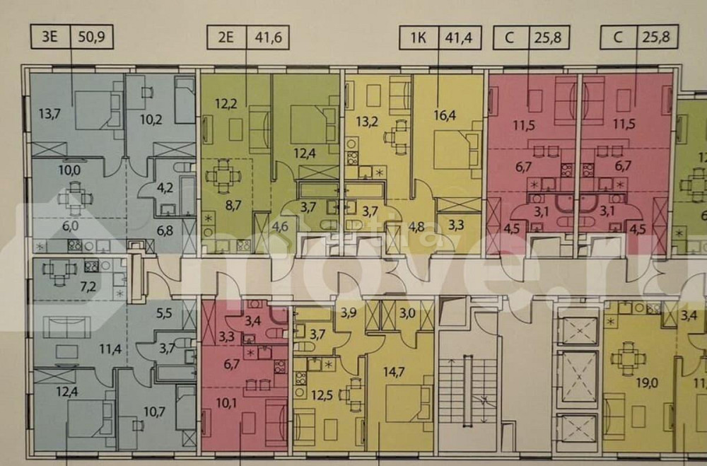 Студия, 41.6 м2, 4/17 эт. Зеленоград - изображение 7