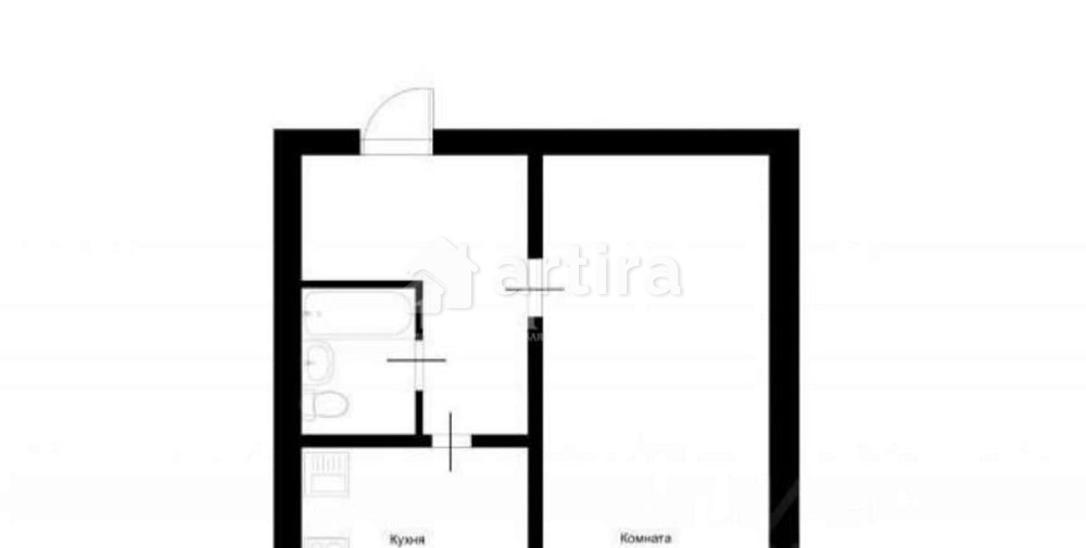 1-комн. квартира, 38 м2, 4/17 эт. Москва - изображение 1