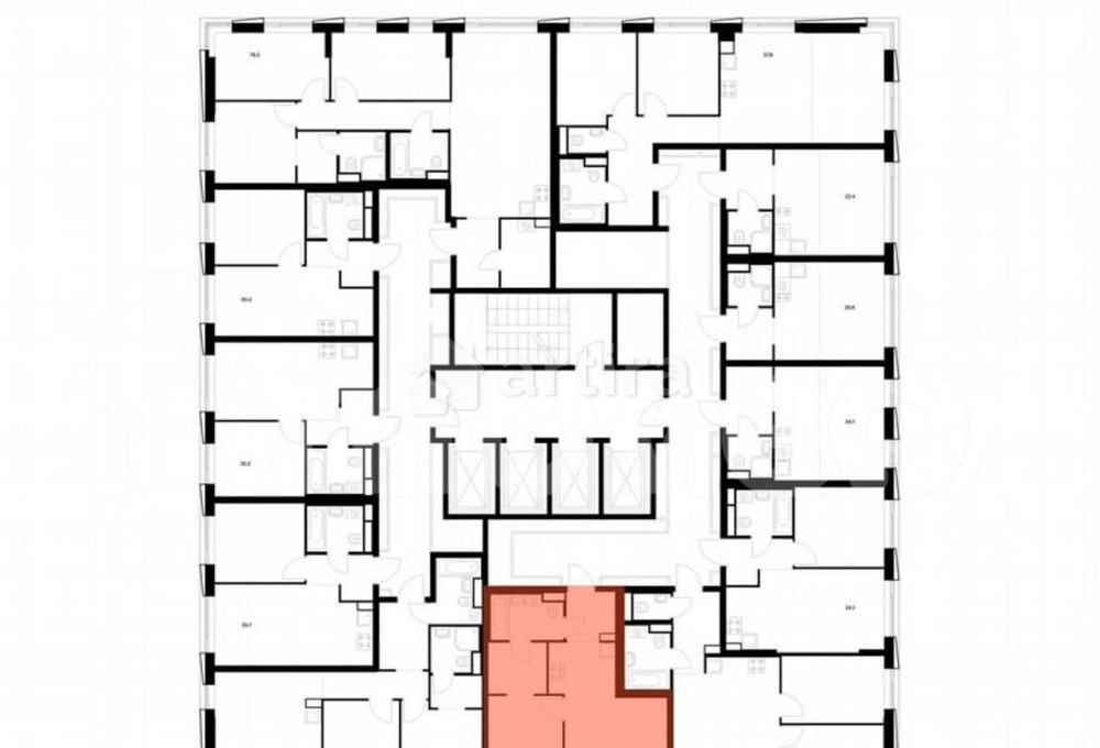 1-комн. квартира, 41.4 м2, 25/26 эт. Москва - изображение 3