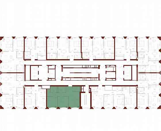 2-комн. пентхаус, 63.5 м2, 34/42 эт. Москва