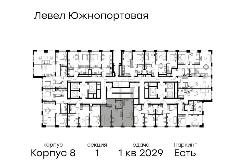 2-комн. квартира, 64.8 м2, 23/49 эт. Москва - изображение 20