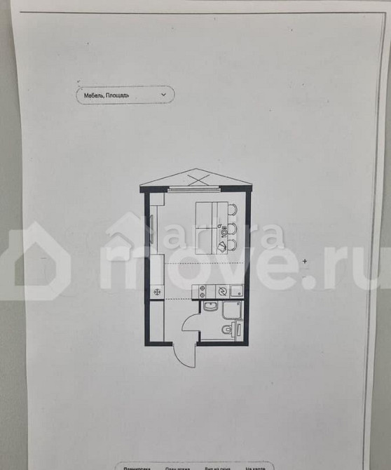 Студия, 23.6 м2, 14/20 эт. Москва - изображение 3